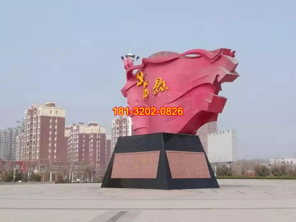 城鎮(zhèn)鄉(xiāng)村不銹鋼黨旗雕塑